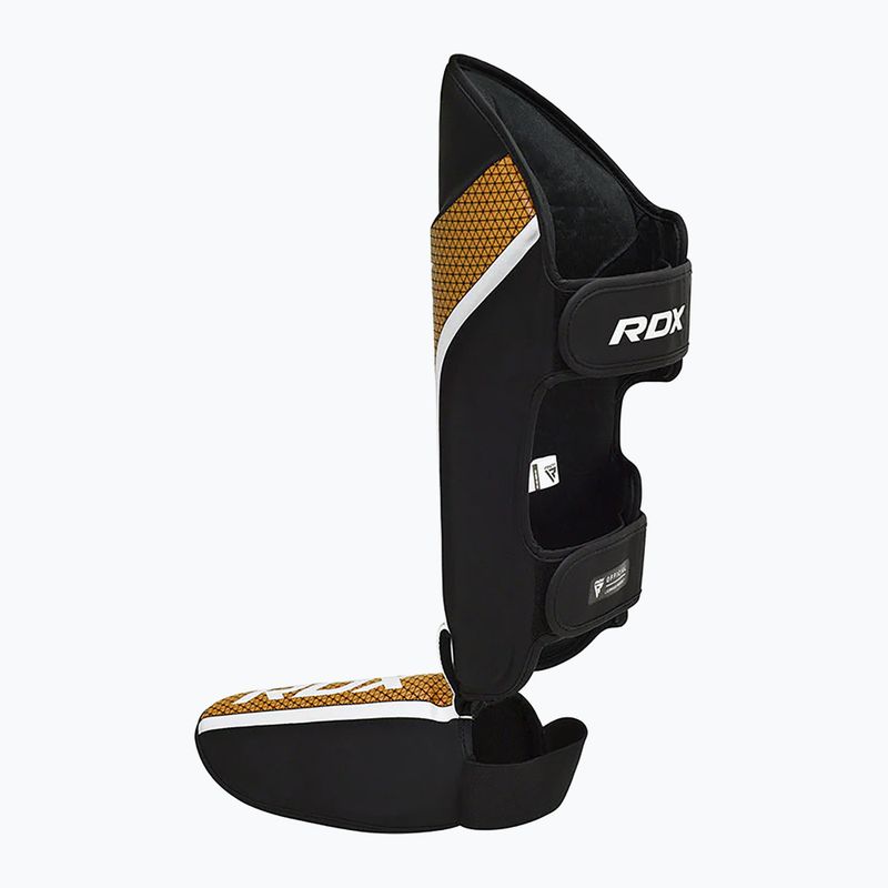 Protectori pentru tibie RDX Shin Instep Aura Plus T-17 golden 3