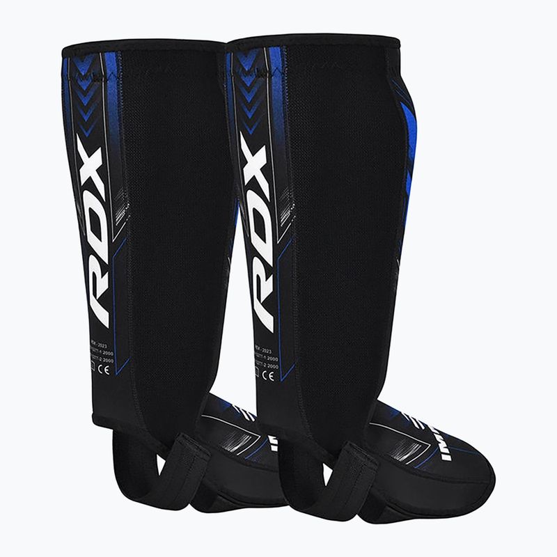 Protecții tibii și picioare RDX IMMAF Approved Neoprene Shin Instep army green 2