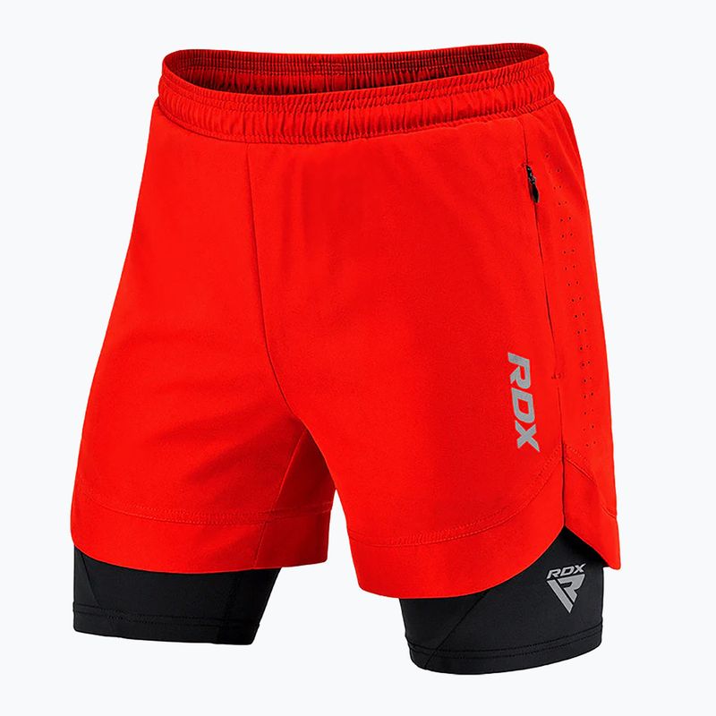 Pantaloni scurți de trekking RDX T16 red/black