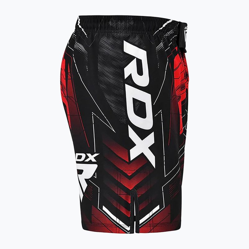 Pantaloni scurți de antrenament pentru bărbați RDX IMMAF Approved MMA Fight & Training red 4