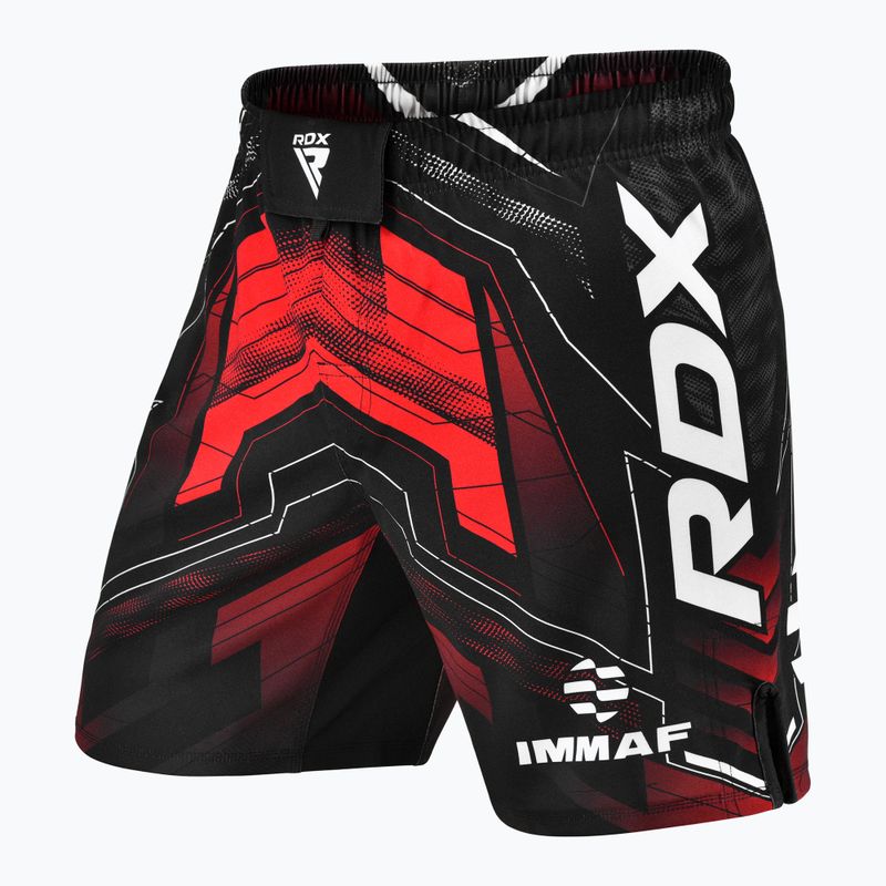 Pantaloni scurți de ciclism pentru bărbați RDX IMMAF Approved MMA black