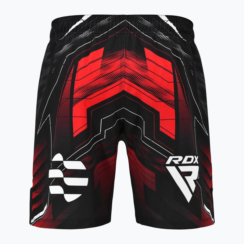 Pantaloni scurți de ciclism pentru bărbați RDX IMMAF Approved MMA black 3
