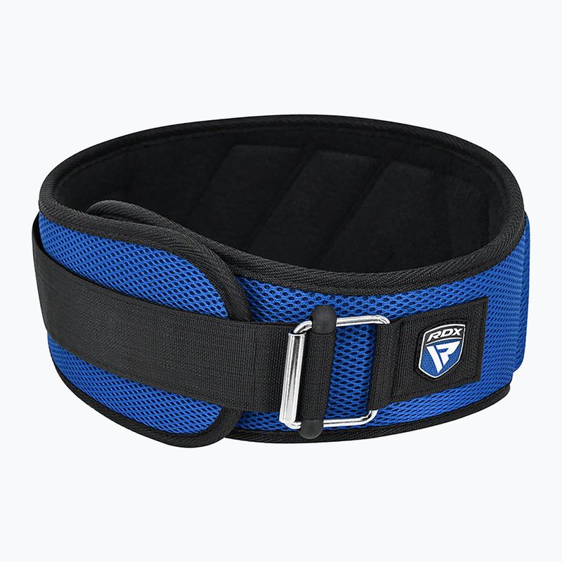 Centură pentru ridicarea greutăților RDX Rx4 Weightlifting Belt blue 3