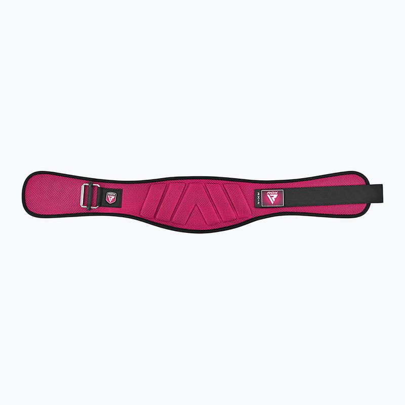 Curea de ridicare a greutăților RDX Rx4 Weightlifting Belt pink 7