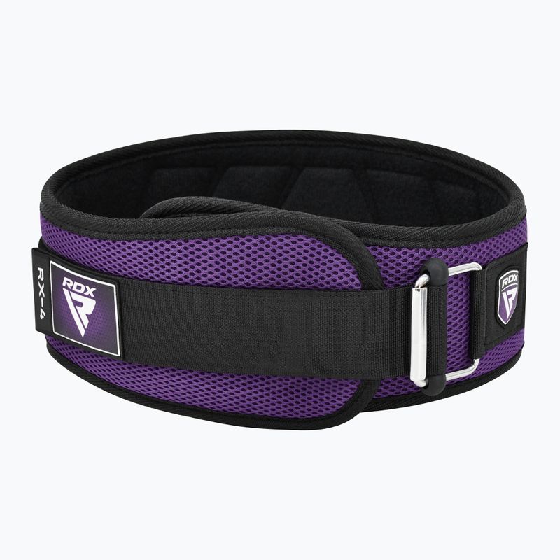 Curea de ridicare a greutăților RDX Rx4 Weightlifting Belt purple 2