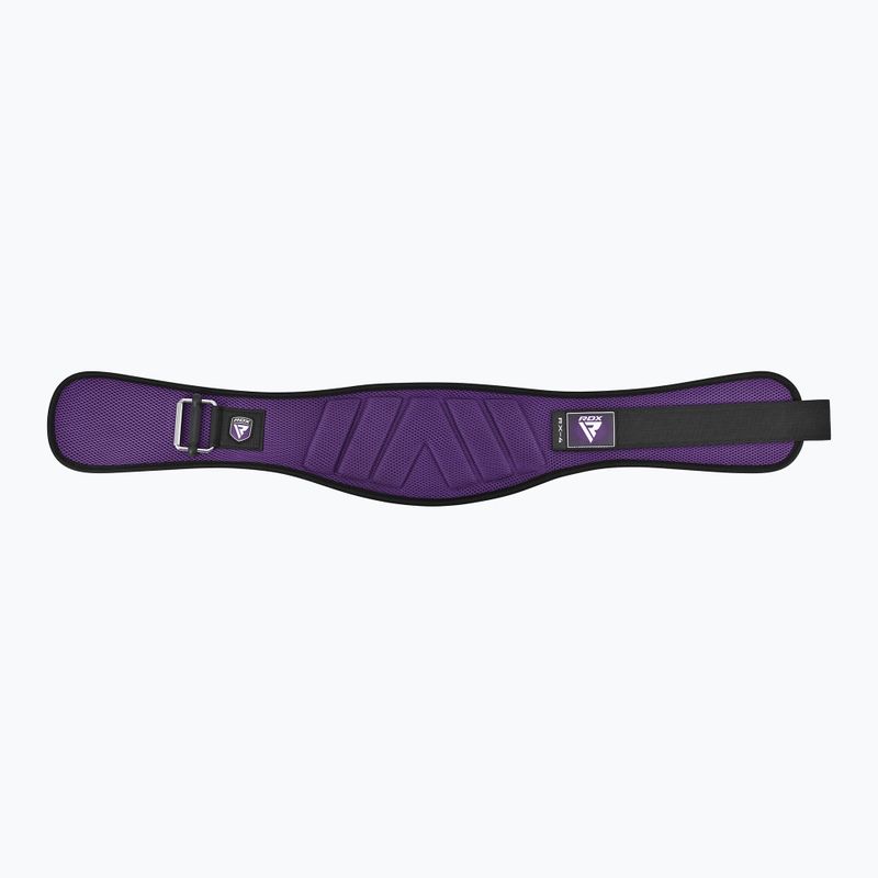 Curea de ridicare a greutăților RDX Rx4 Weightlifting Belt purple 5