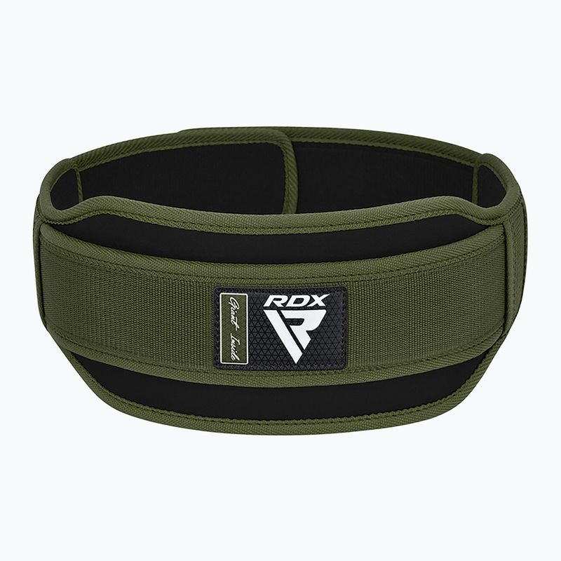 Cureaua de ridicare greutăți  RDX Rx5 Weightlifting Belt army green 2