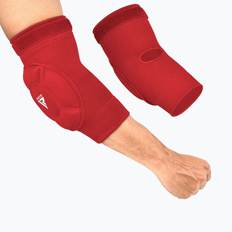 Protectori pentru cot RDX Hosiery Elbow Foam red/white 4