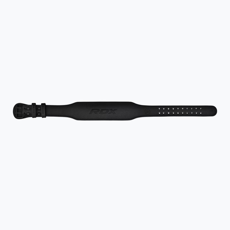Centură pentru ridicarea greutăților RDX Belt 4" Leather black 7