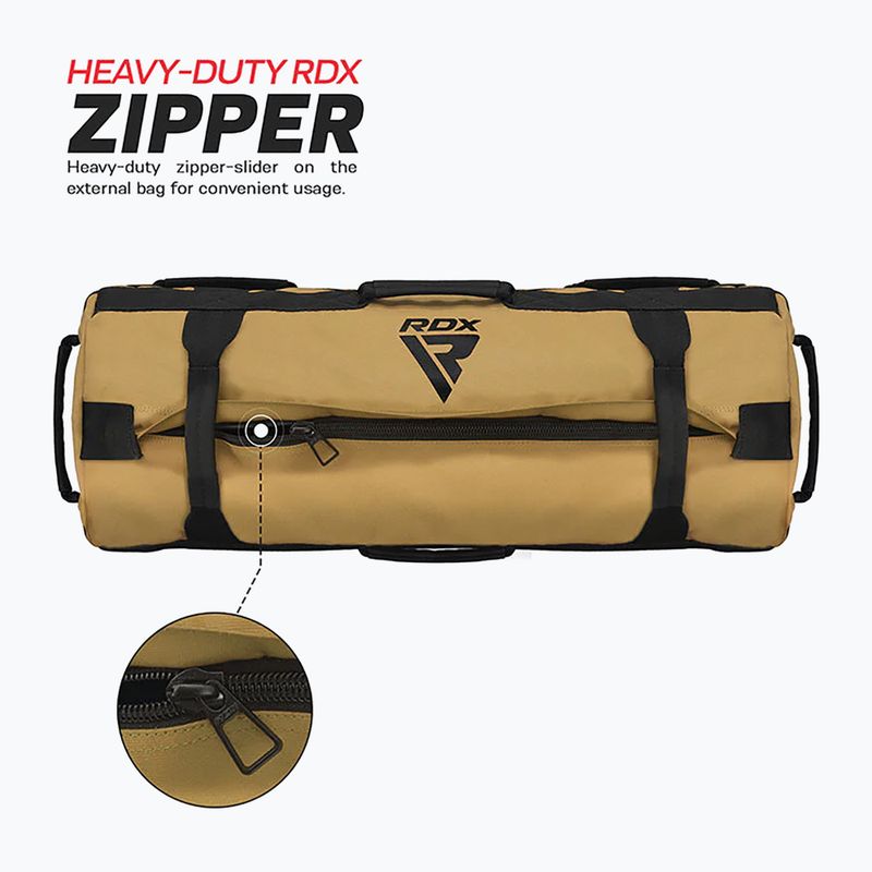 Sac de antrenament RDX Fitness Sand khaki 7