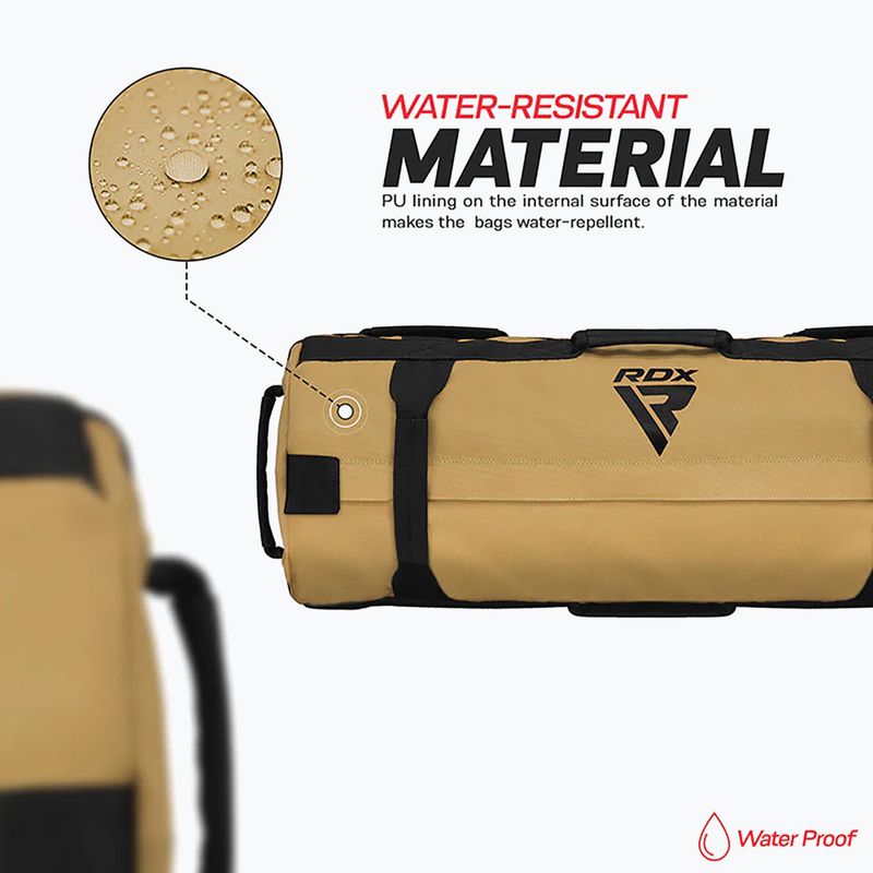 Sac de antrenament RDX Fitness Sand khaki 8