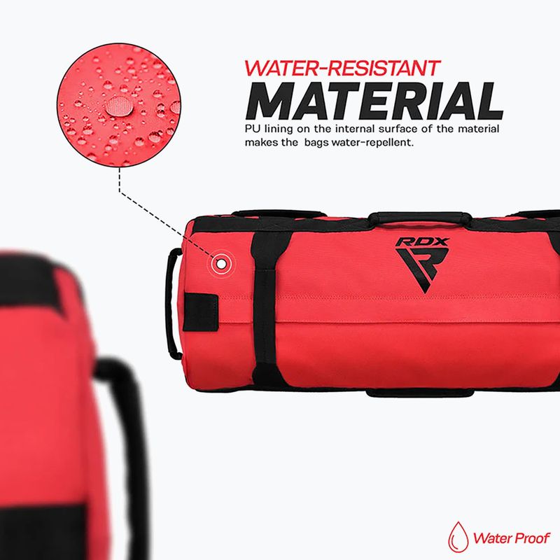 Sac de antrenament RDX Fitness Sand red 8