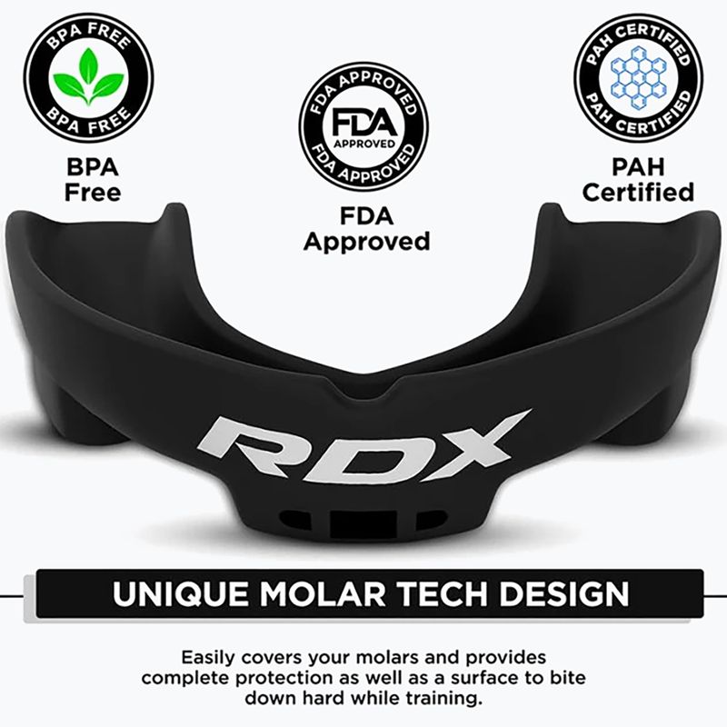 Protecție maxilar pentru copii RDX Mouth Junior black 3