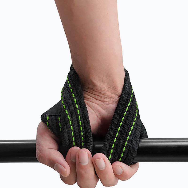 Benzi pentru ridicarea greutăților RDX Weight Lifting 8 Figure Strap army green 3