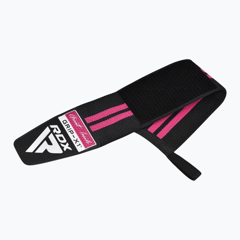 Suporturi pentru încheietura mâinii RDX WR11 Gym Wirst Wrap black/pink 3