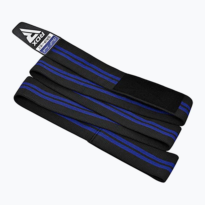 Apărători pentru genunchi RDX KR11 Gym Knee Wrap black/blue 5