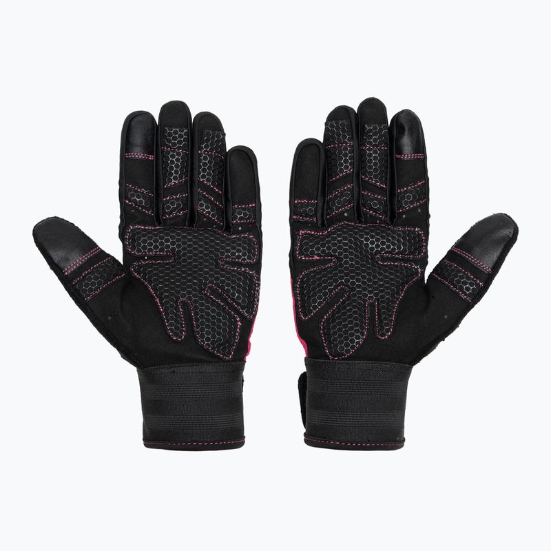 Mănuși de antrenament RDX W1F Full Finger pink 3