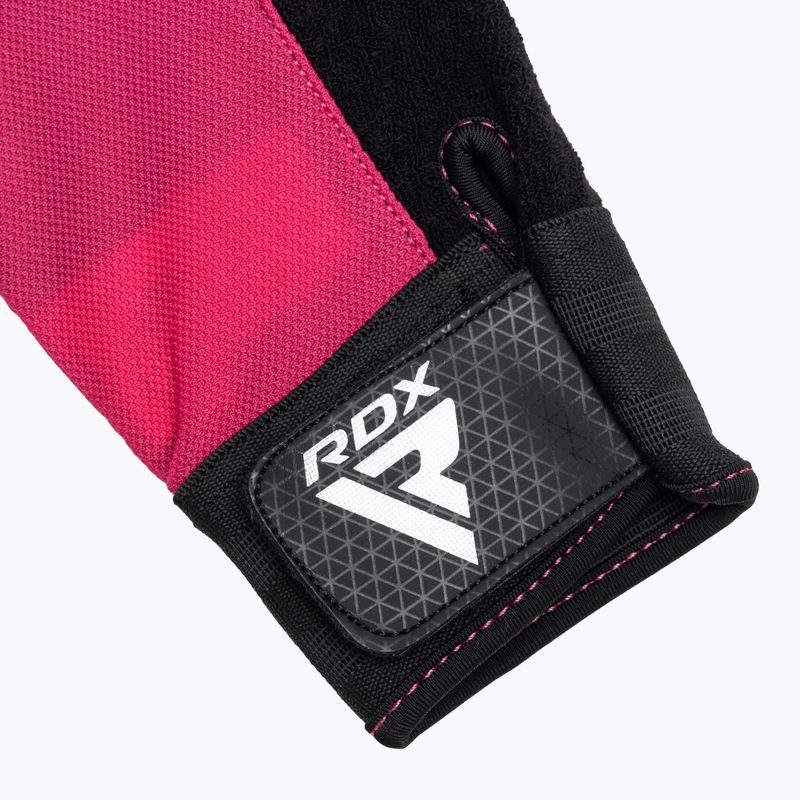 Mănuși de antrenament RDX W1F Full Finger pink 5