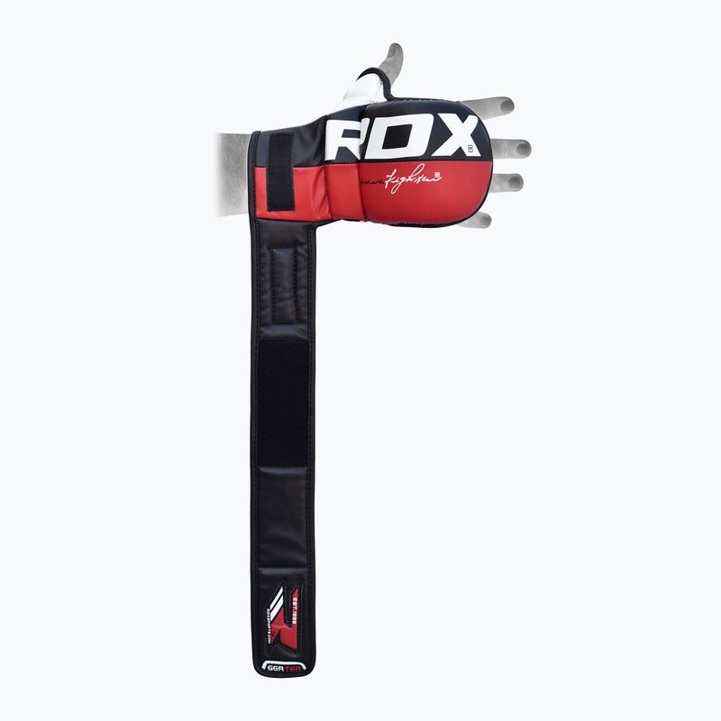 Mănușă de grappling RDX REX T6 Plus roșu 4