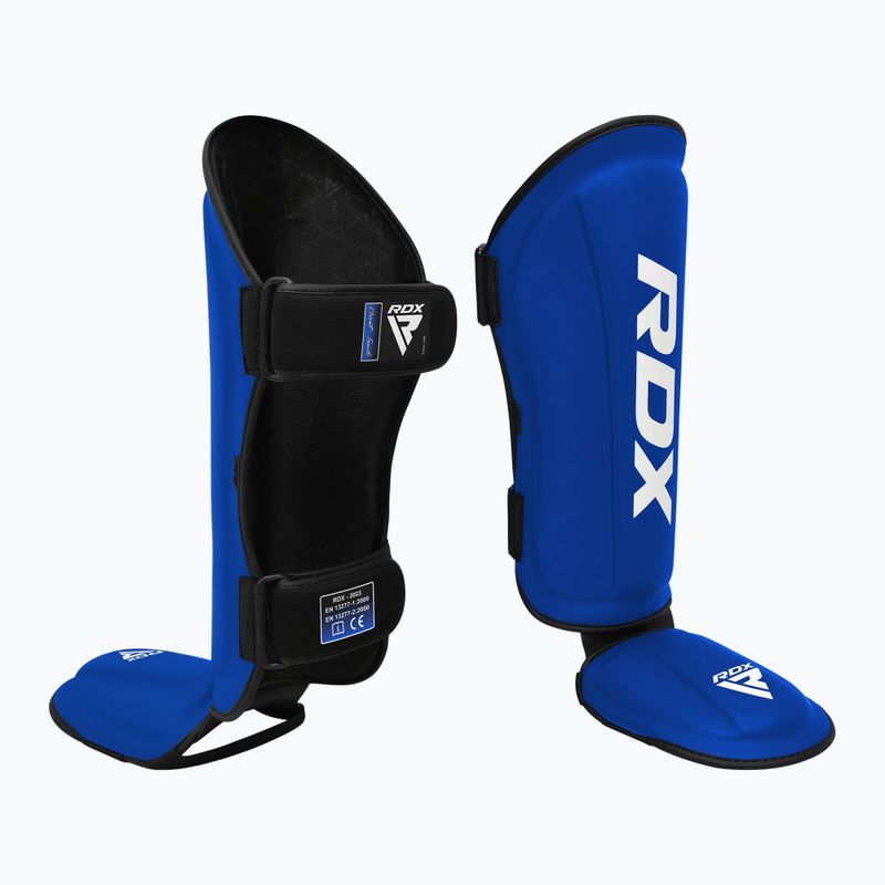 Apărători pentru tibie RDX T1 Shin Instep Guards blue/white 2