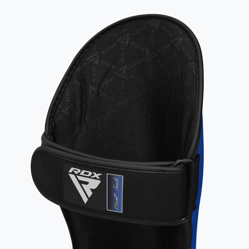 Apărători pentru tibie RDX T1 Shin Instep Guards blue/white 6
