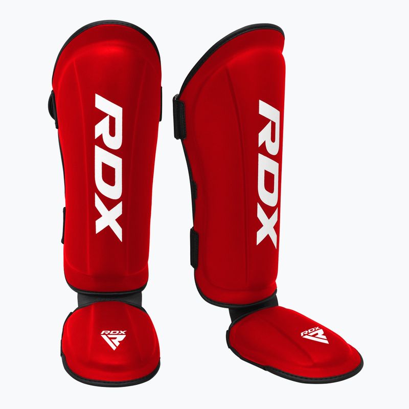 Apărători pentru tibie RDX T1 Shin Instep Guards red/white