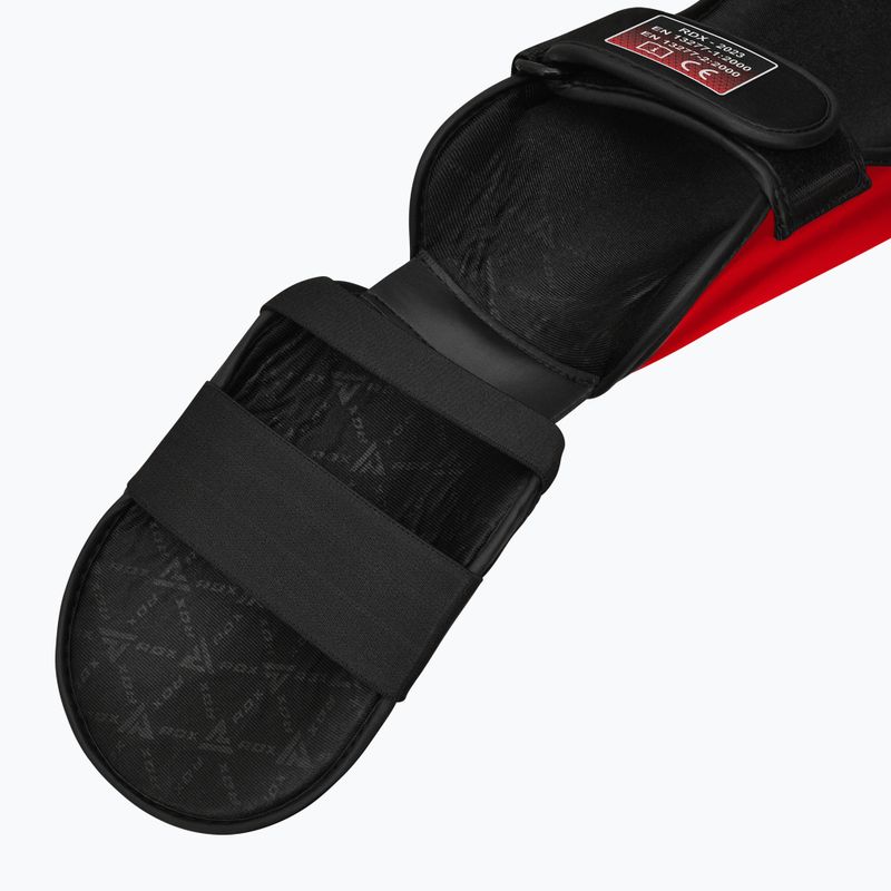 Apărători pentru tibie RDX T1 Shin Instep Guards red/white 7