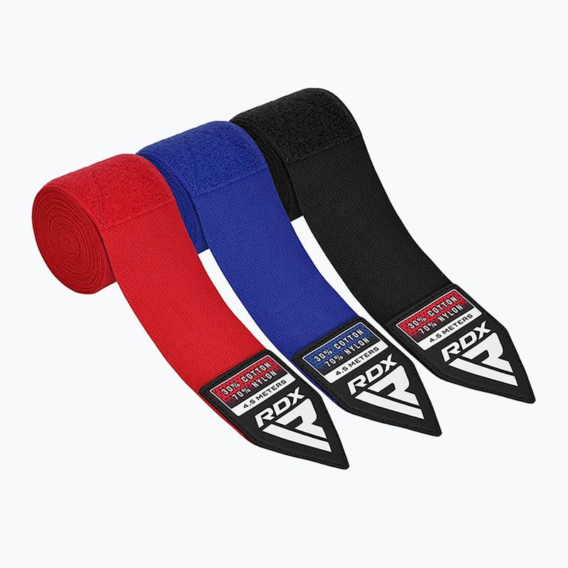 Bandaje de box RDX Hand Wraps Combine Plus red/black/blue 7