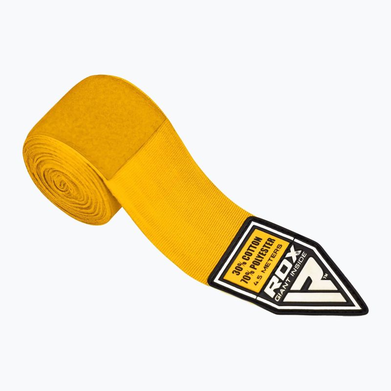 Bandaje de box RDX Hand Wraps Plus yellow 2