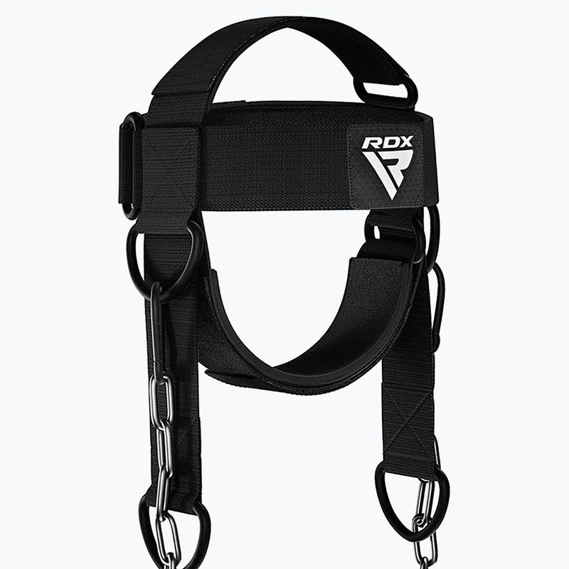 Harnașament pentru ridicarea greutăților  RDX H2 Neck Harness For Weight Lifting black