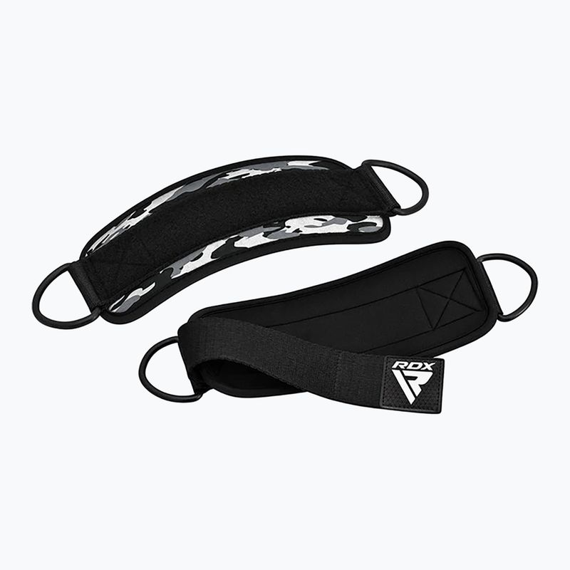 Curele cu cârlig pentru gleznă RDX A4 Ankle Straps For Gym Cable Machine grey 5