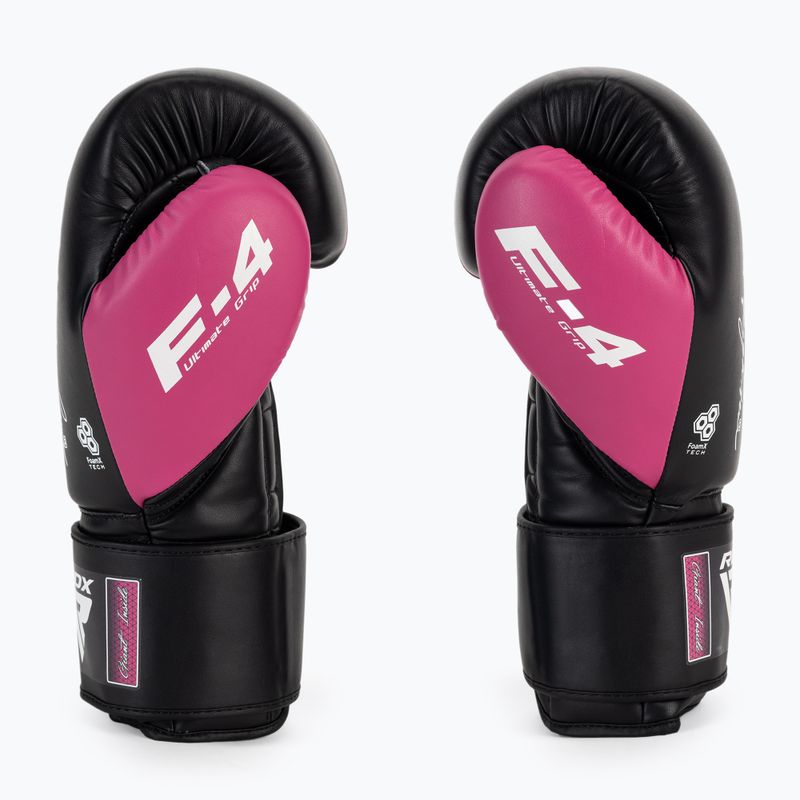 Mănuși de box RDX REX F4 roz/negru BGR-F4P-8OZ 4