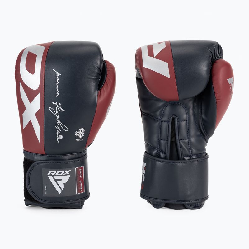 Mănuși de box RDX REX F4 negru/roșu BGR-F4MU-10OZ 3