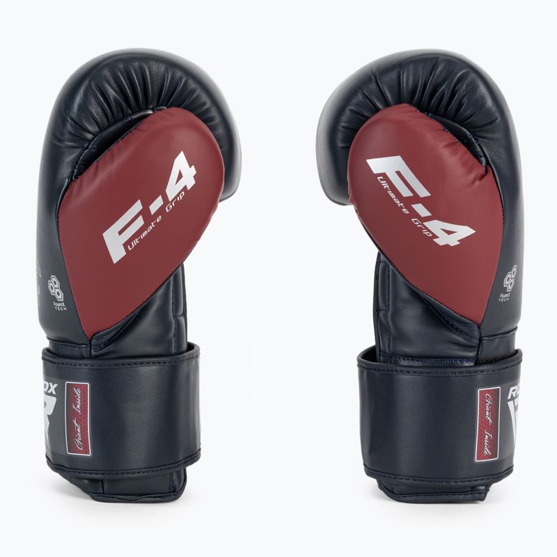 Mănuși de box RDX REX F4 negru/roșu BGR-F4MU-10OZ 4