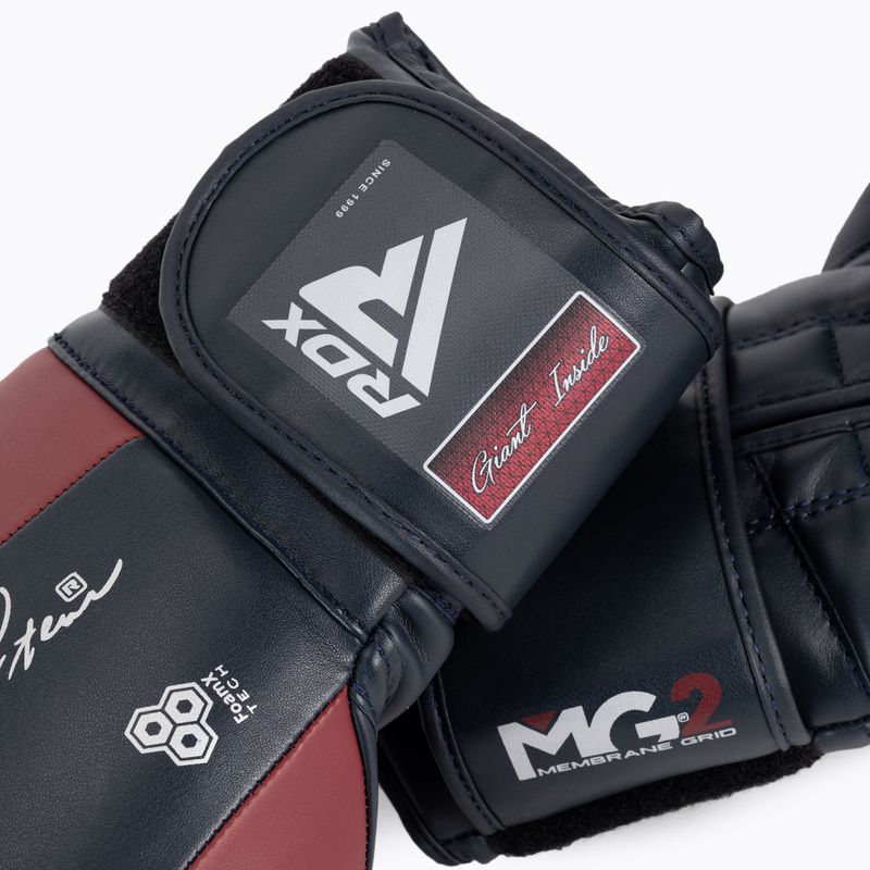 Mănuși de box RDX REX F4 negru/roșu BGR-F4MU-10OZ 6