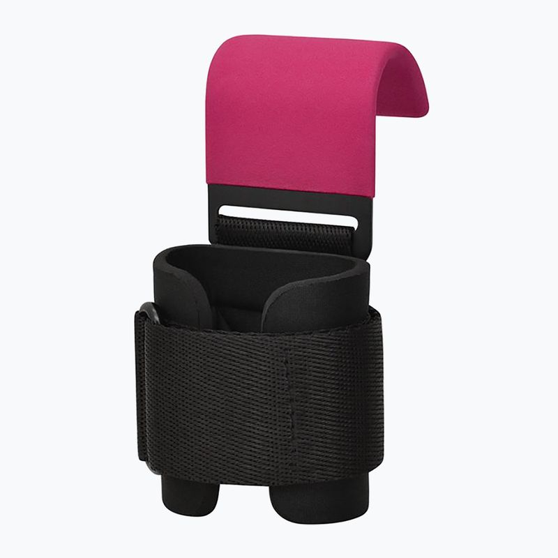 Curele pentru ridicat greutăți cu cârlige RDX W5 Weight Lifting Hook Strap pink 3