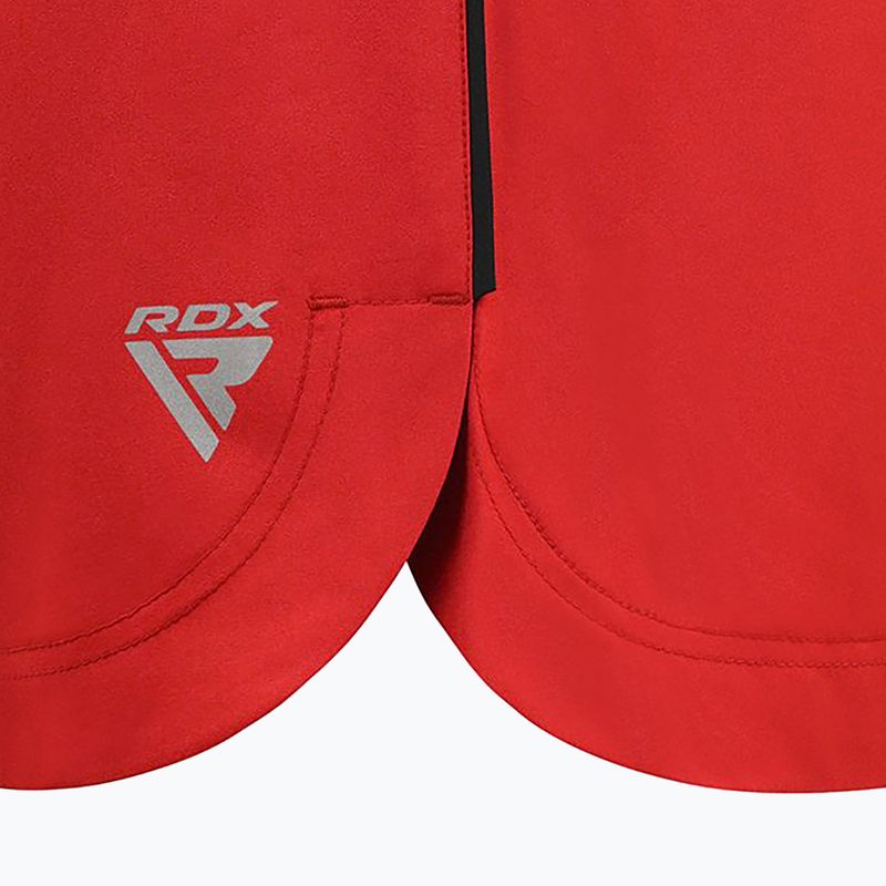 Pantaloni scurți de antrenament pentru bărbați RDX T15 roșu 4