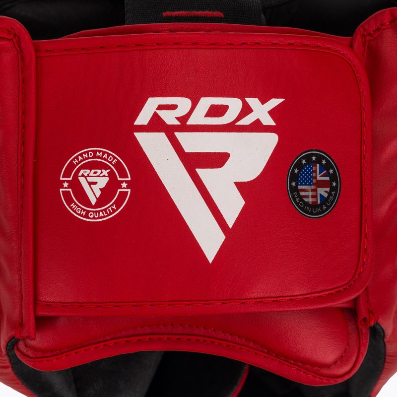 Cască de box RDX Boxing Head Guard AS1 red 5