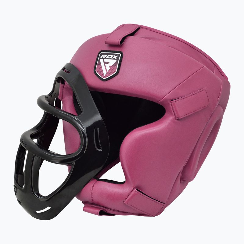 Cască de box RDX Guard Grill T1 pink 3