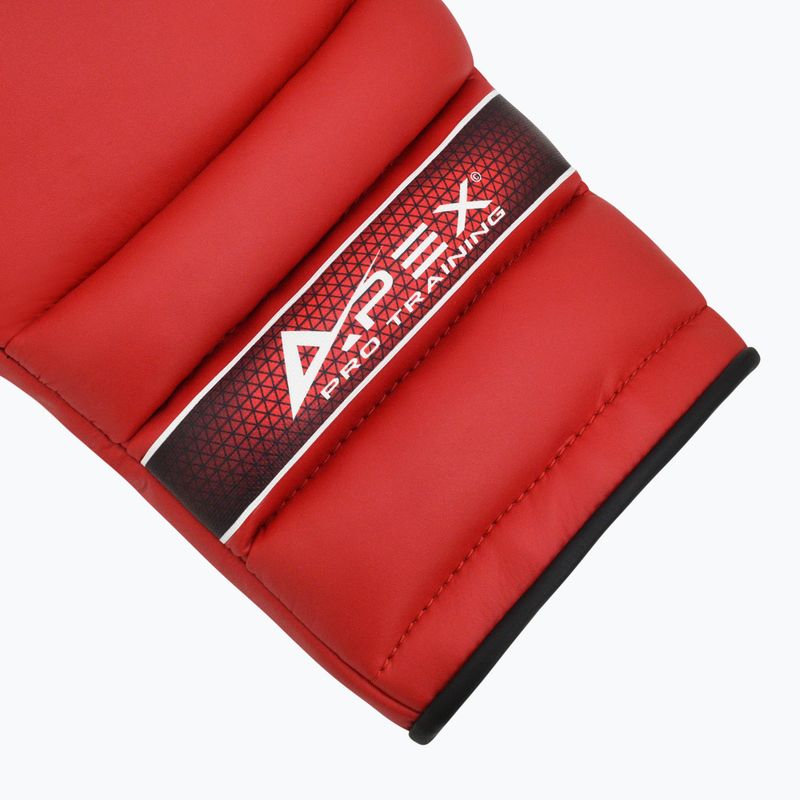 Mănuși de box RDX Apex Lace Up Training Sparring Boxing red 5