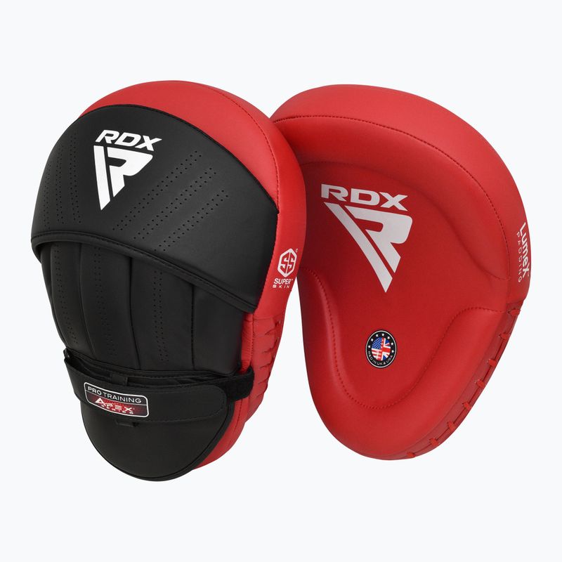 Scurturi de antrenament RDX Apex Curved Training Boxing Pads red 2