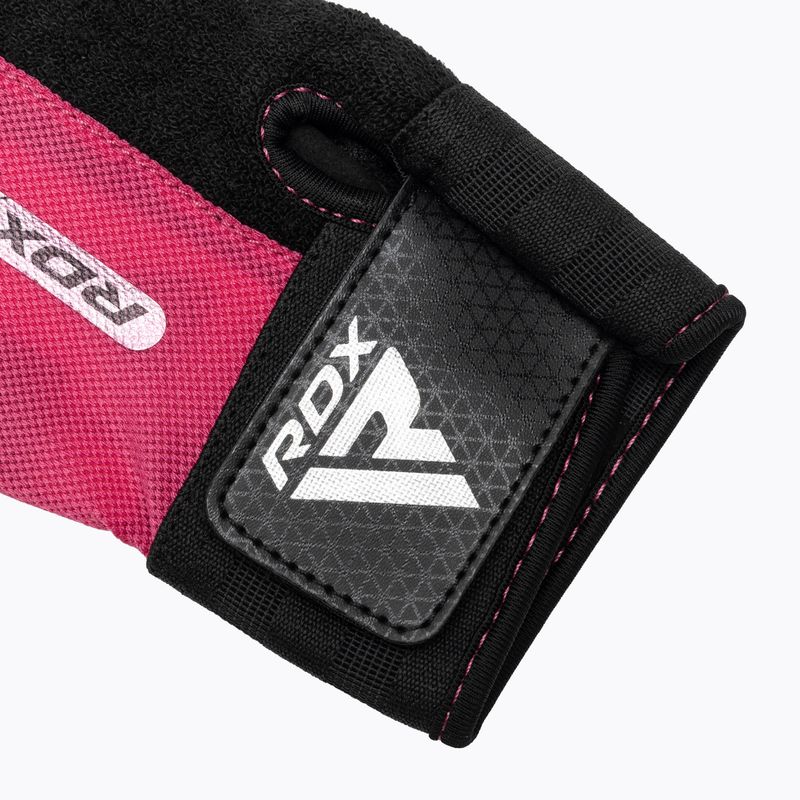 Mănuși de antrenament RDX Gym Workout W1 pink 4