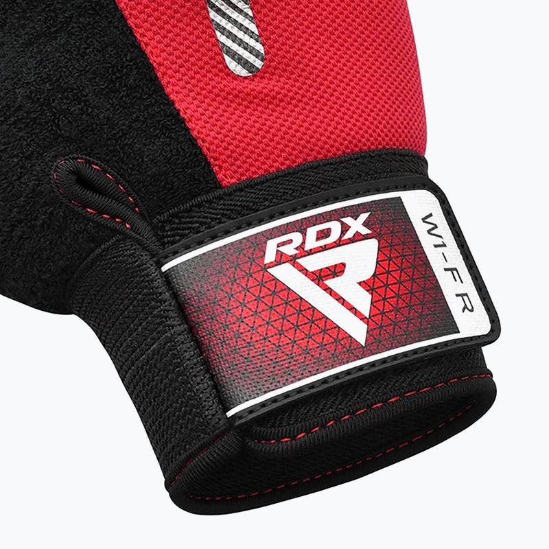 RDX W1F Full Finger mănuși de antrenament roșu 4