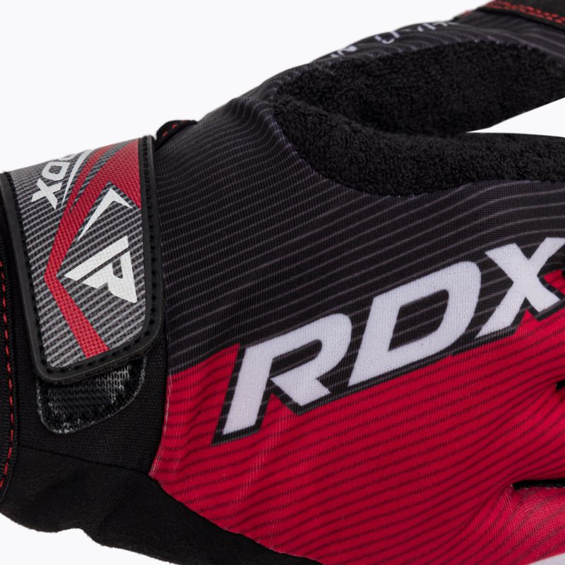 Mănuși de antrenament RDX Sublimation negru-roșu WGS-F43RP 4