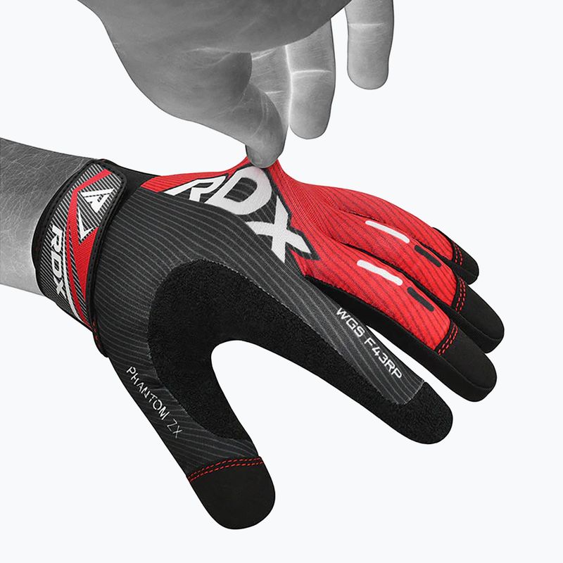Mănuși de antrenament RDX Sublimation negru-roșu WGS-F43RP 6