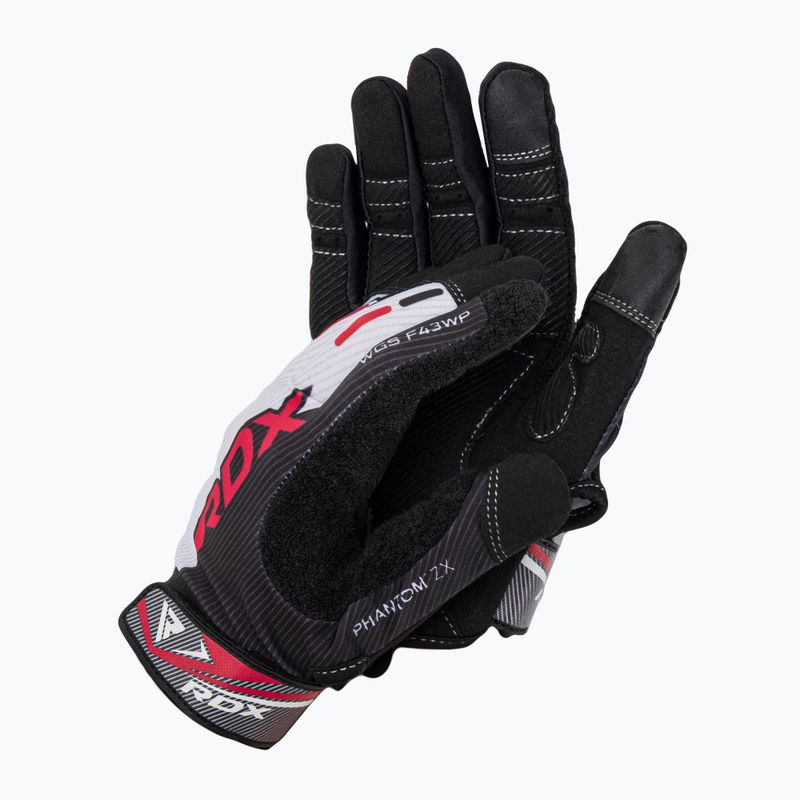 RDX Sublimation F43 mănuși de antrenament negru și alb WGS-F43WP