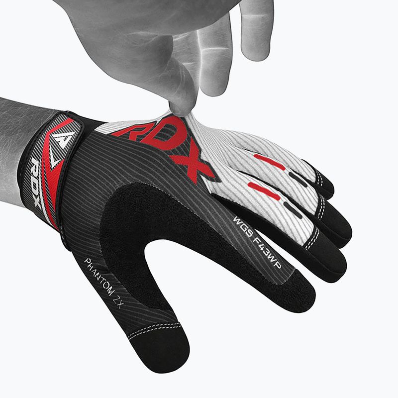 RDX Sublimation F43 mănuși de antrenament negru și alb WGS-F43WP 7