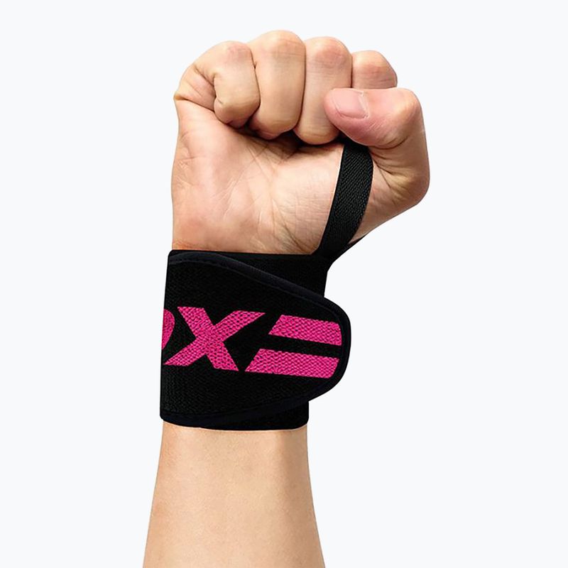 Suport încheietură RDX Gym Wrist Wrap pink 3