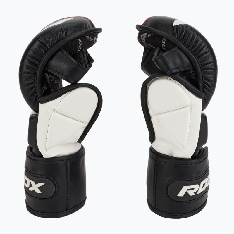 Mănuși de grappling RDX T6 negru-roșu GGR-T6R 4