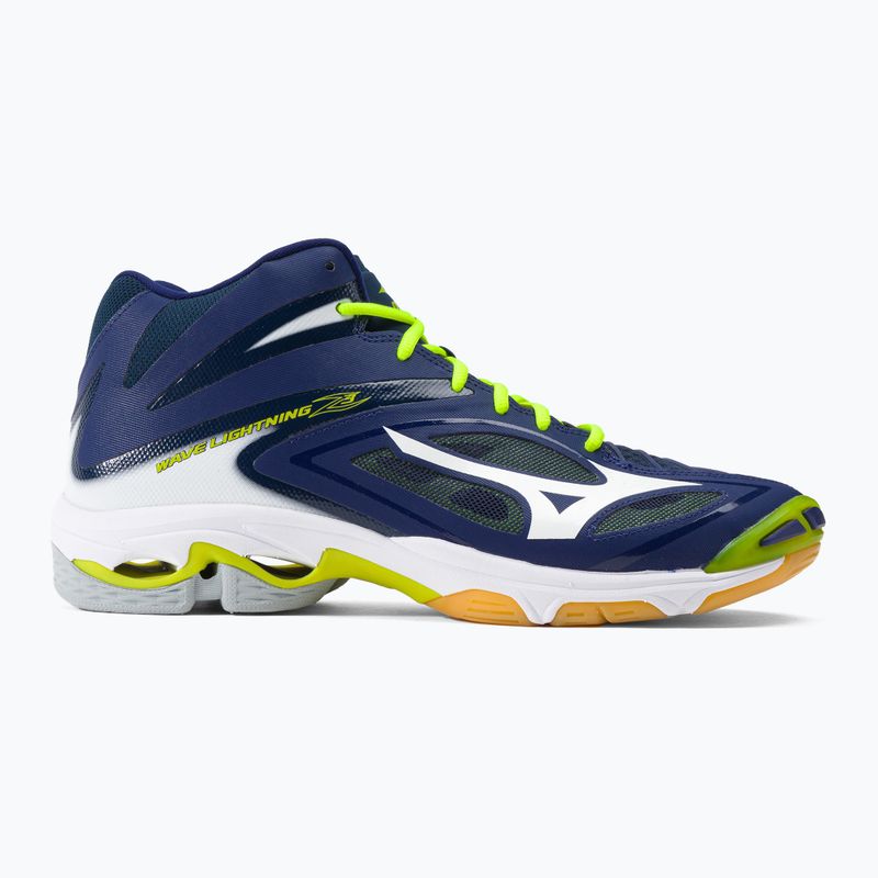 Încălțăminte de volei pentru bărbați Mizuno Wave Lightning Z3 Mid, albastru, V1GA170571 2
